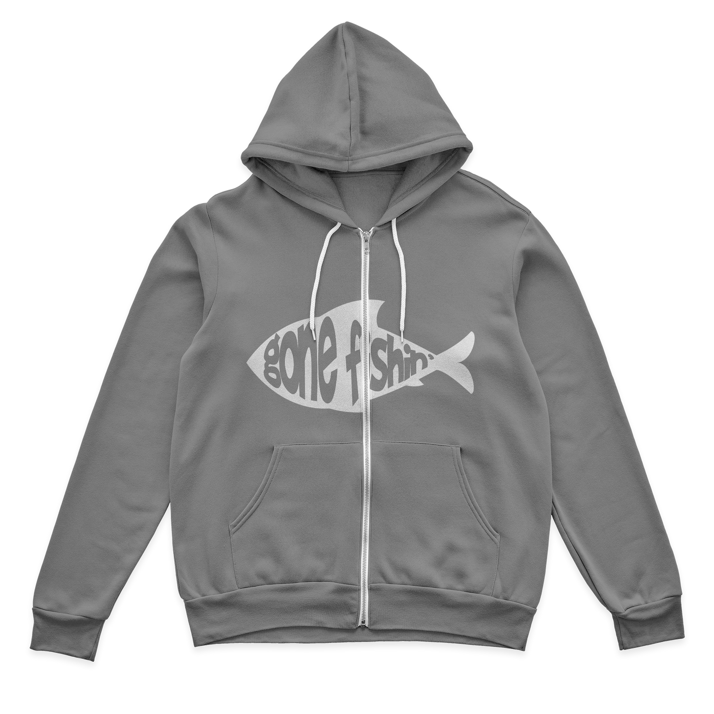 Gone Fishing v3 Zip Hoodie