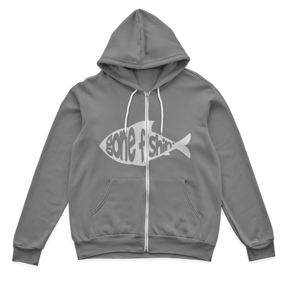 Gone Fishing v3 Zip Hoodie