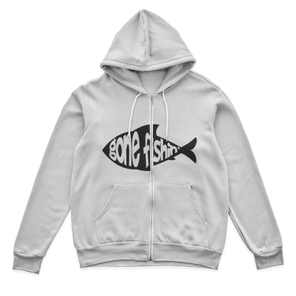 Gone Fishing v3 Zip Hoodie